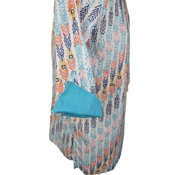 Roberta Roller Rabbit Arles Shirt TUNIC Blue White XS top NWT - Picture 3 of 12